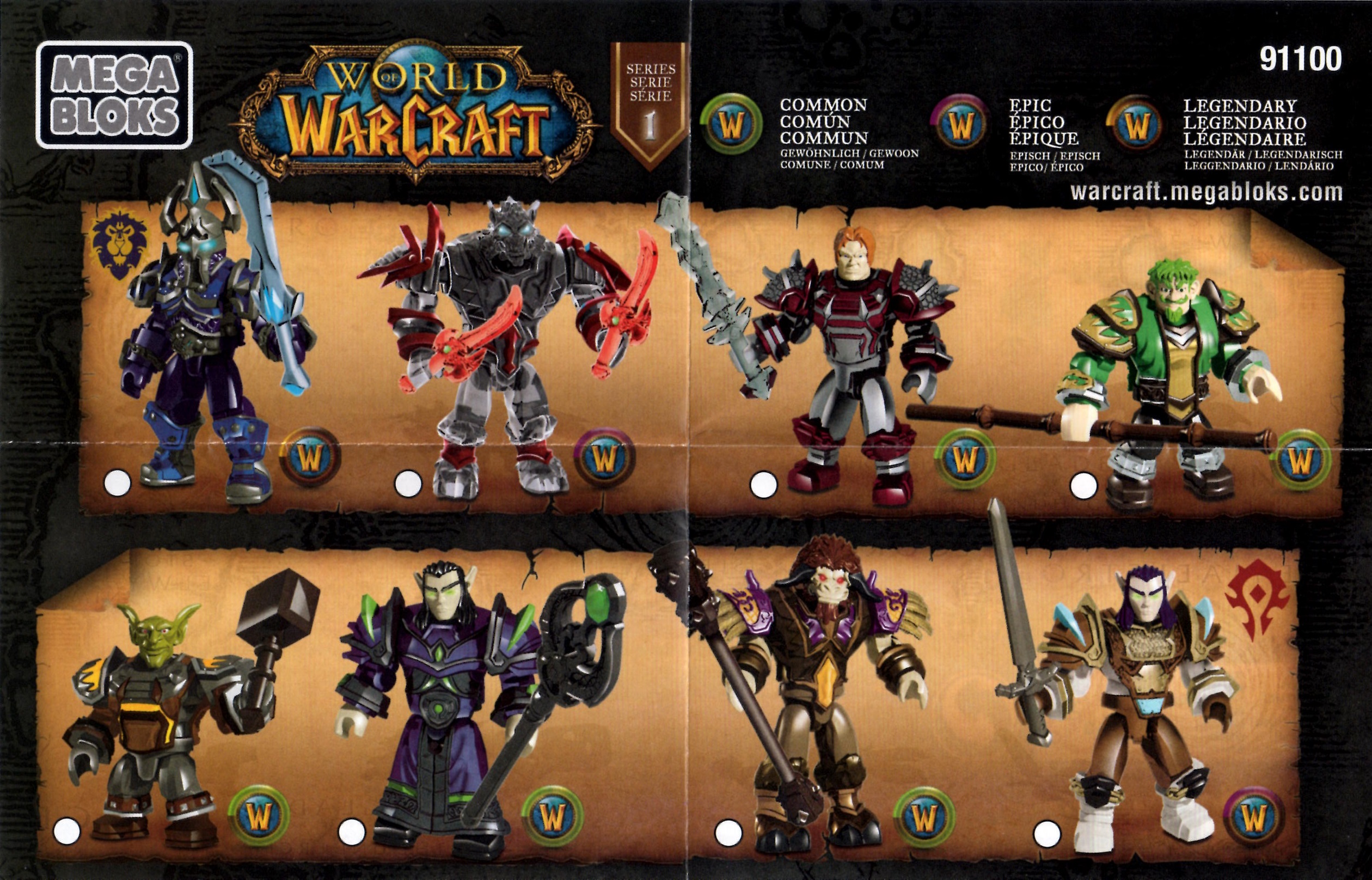 Mega Bloks World of Warcraft WoW 91100 Serie 1 Sammelfigur Blind Pack 