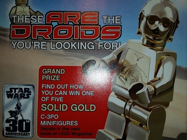 Solid gold lego c3po new arrivals