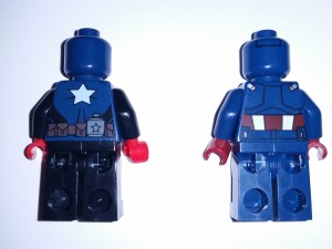 Toy Fair 2012 Captain America Lego Minifigure, sh028 – United