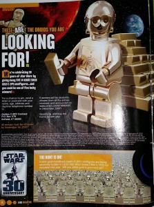 May June 2007 Lego Club Gold C-3PO AD