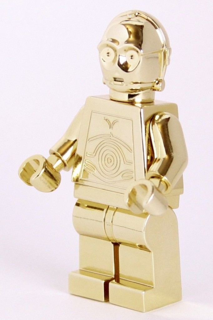 Details about the 5 Solid Gold Lego C-3PO minifigures given away by Lego.  Where did they go? - Minifigure Price Guide