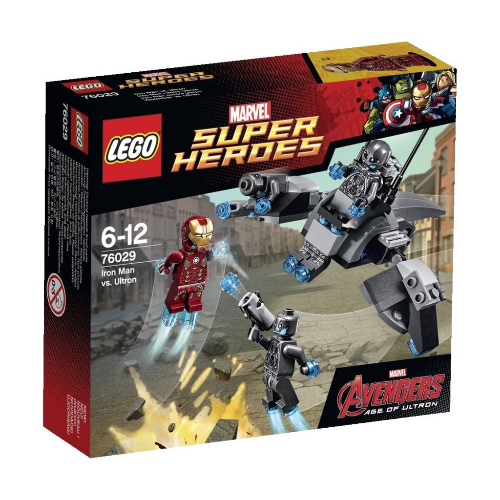 Lego 76029 Iron Man vs Ultron Box Art