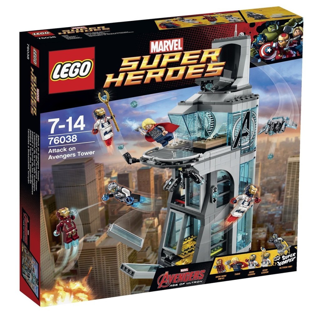 Lego 76038 Attack on Avengers Tower Box Art