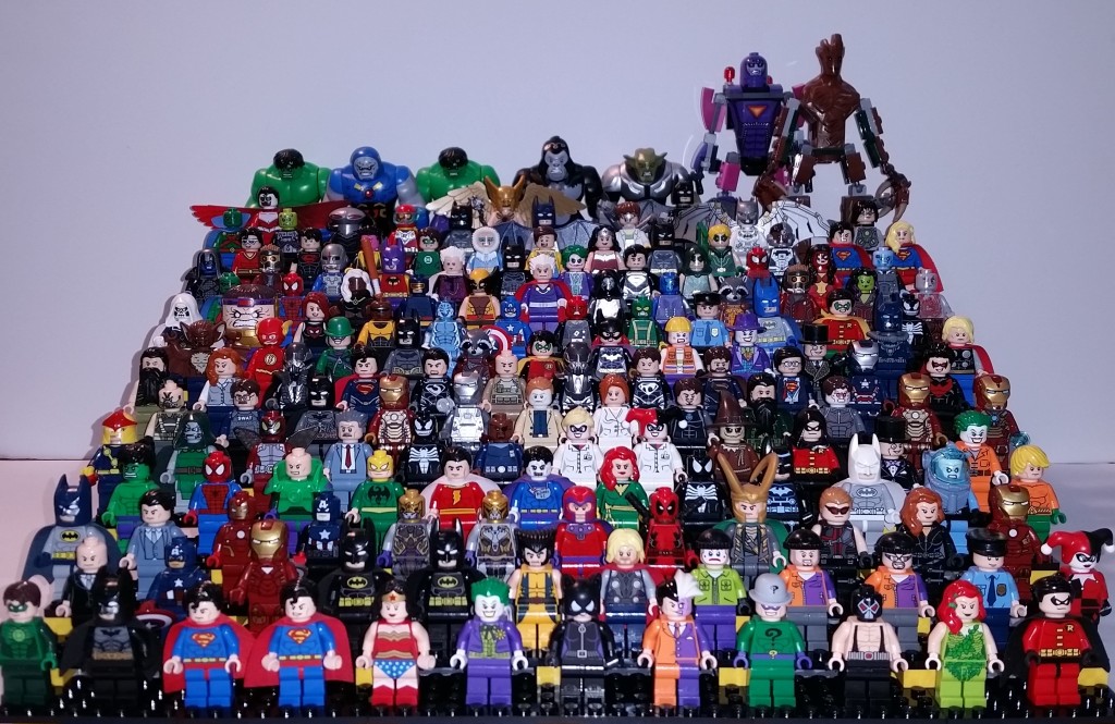 Lego Complete Collection of 163 Super Hero Minifigures