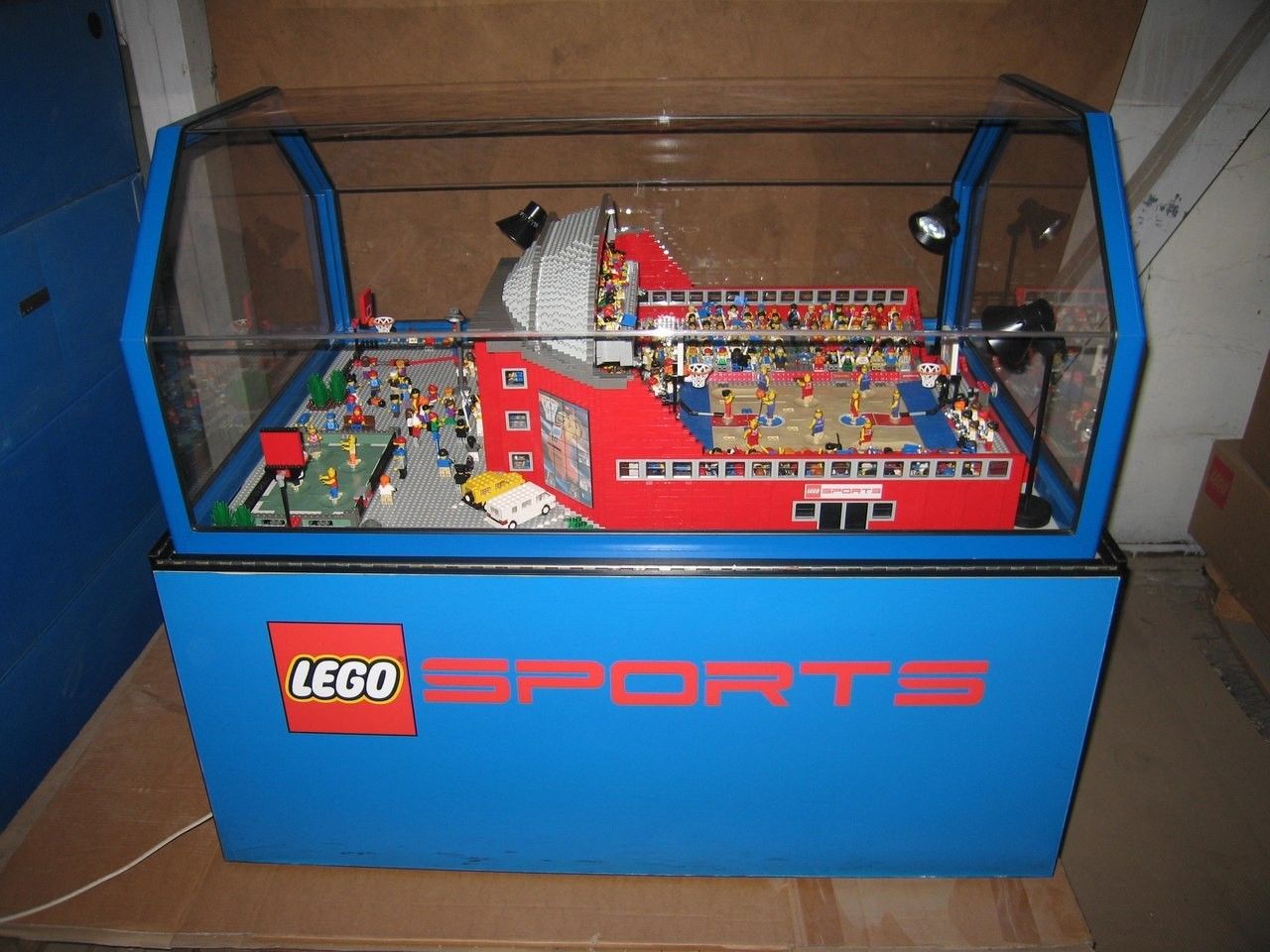 Lego Sports NBA Stadium Official Lego Display on eBay with Mechanical