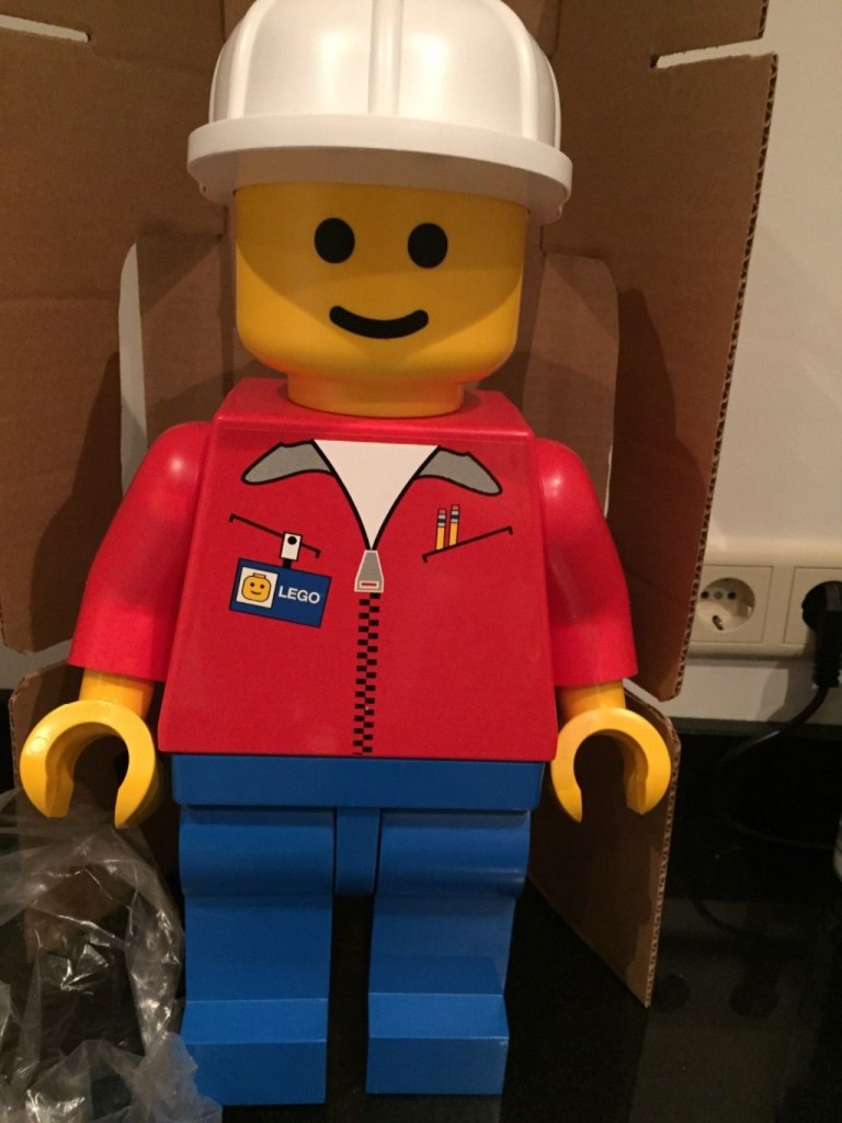 Lego 19 inch minifigure store display minifigure front