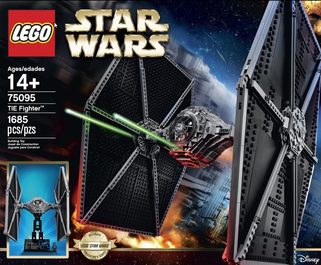 Lego 75095 TIE Fighter USC Collector Series First Reveal Image Back