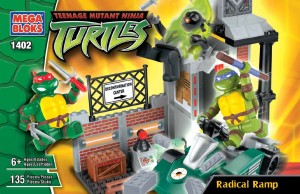 Mega Bloks 1402 Radical Ramp - Teenage Mutant Ninja Turtles