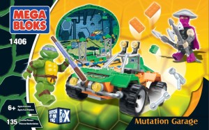 Mega Bloks 1406 Mutation Garage - Teenage Mutant Ninja Turtles
