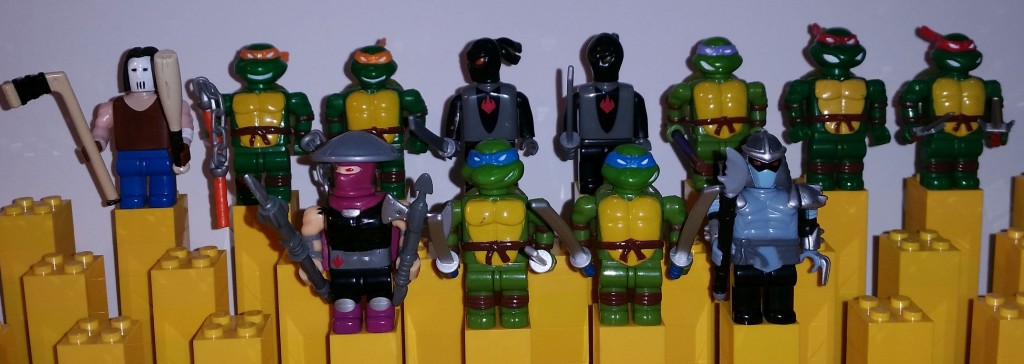 Mega Bloks Teenage Mutant Ninja Turtles Comple Collection All Figures