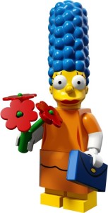 Simpsons Lego 71009 Marge in orange dress Minifigure Series 2 Individual Figure