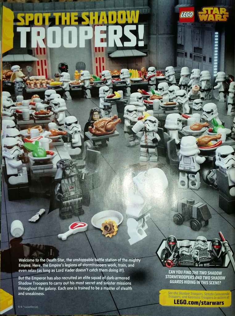 Spot the shadow trooper in this months issue of Lego Club Magazine.