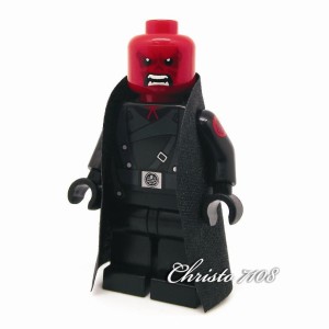 Christo Custom Lego Captain America Red Skull Minifigure