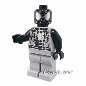 Christo Custom Lego Grey Spider Man Minifigure