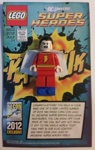 Lego DC Comics SDCC 2012 Exclusive Shazaam Front