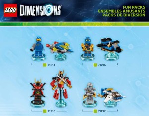 Lego Dimensions Starter Pack Instruction Manual Minifigures 71214 71215 71216 71217