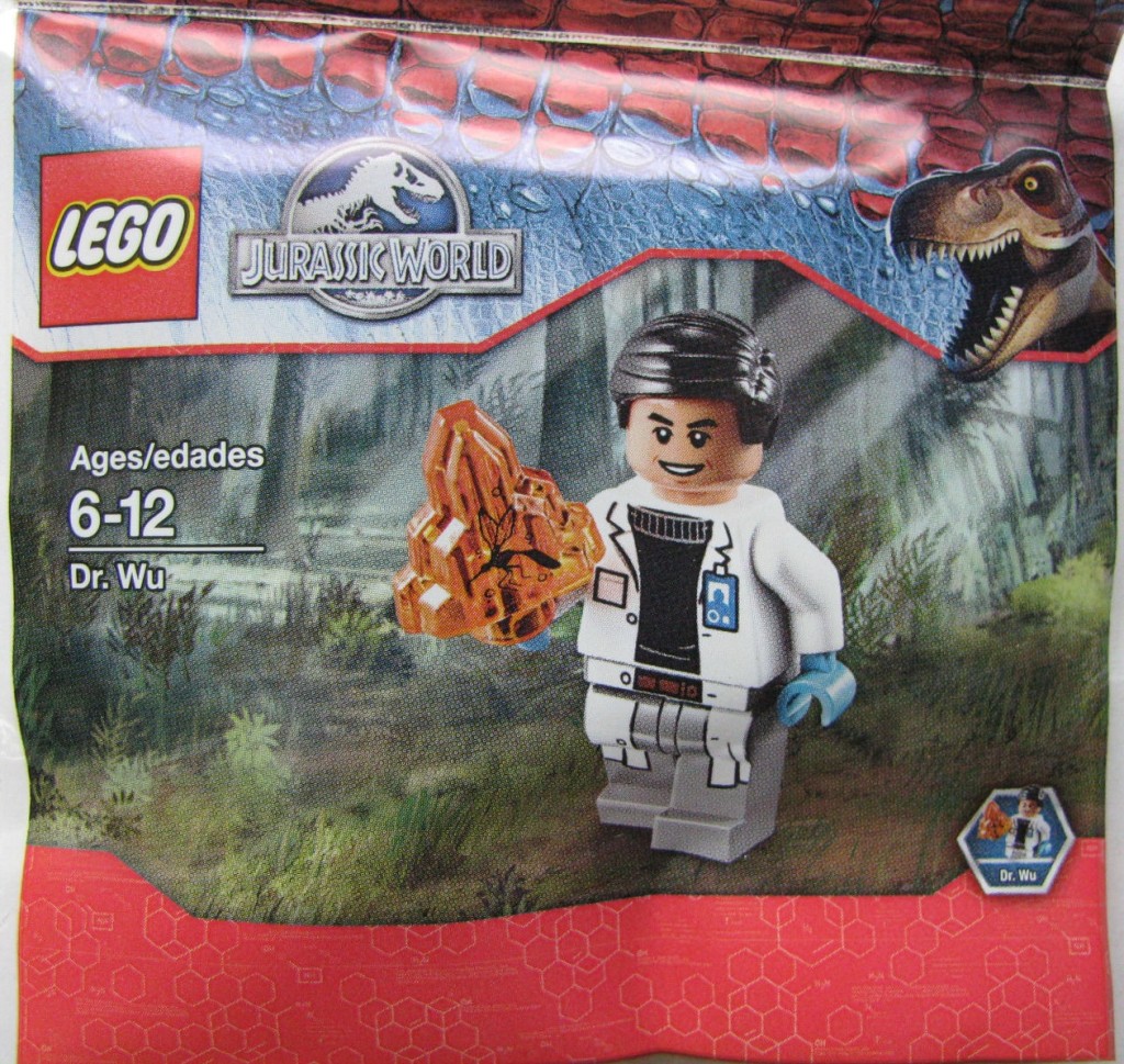 Lego Jurassic World Exclusive Dr. Wu Polybag Amazon and Target Pre Order Bonus FRONT