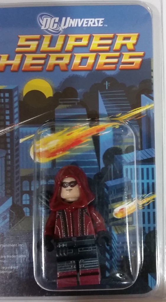 Lego SDCC Potential Exclusive Red Arrow - Arsenal Minifigure in package