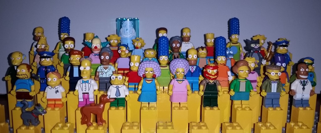 Lego Simpsons all 45 Minifigures as of 6-5-2015