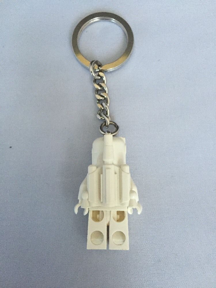 Lego White Boba Fett Keychain employee give away 2010 back