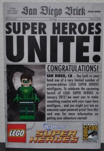 New York Comic Con 2011 Green Lantern Exclusive Super Heroes Unite Front