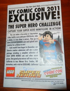 New York Comic Con 2011 Superman Exclusive Super Heroes Unite Back
