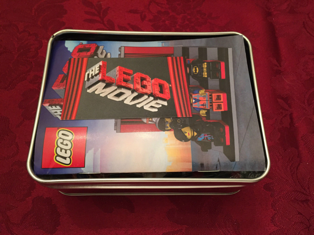 The Lego Movie Promotional Tin Sealed Opening Up