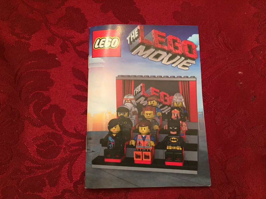 The Lego Movie Promotional Tin Sealed Top Instruction Manual