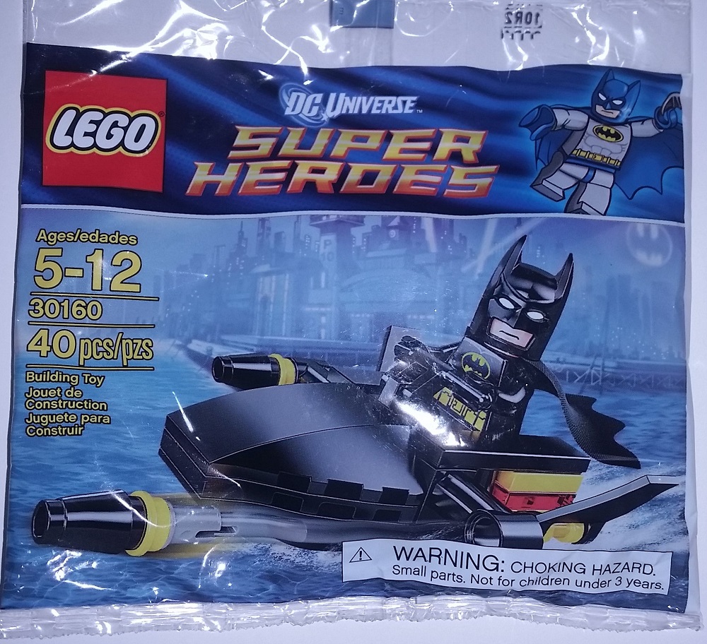  LEGO Super Heroes: Batman and Jetski Construction Game 30160  (in One Bag) : Toys & Games