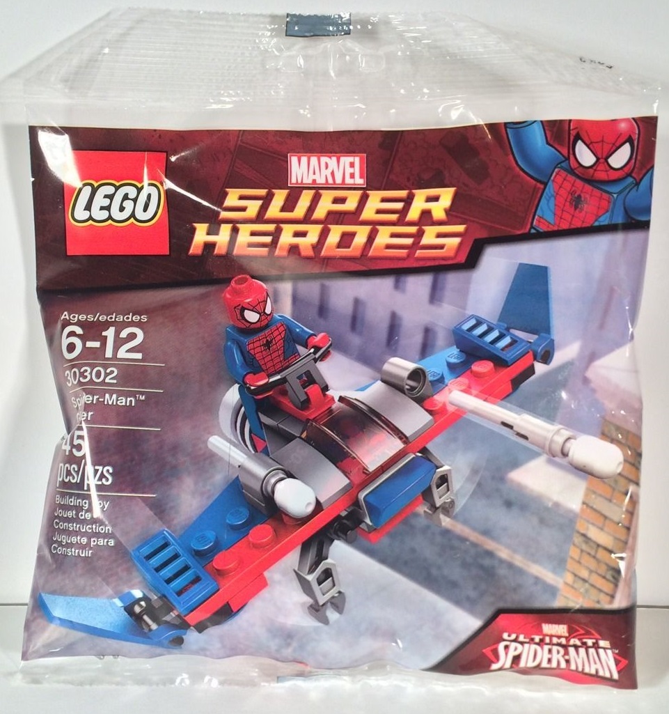 LEGO MARVEL SUPER HEROES *SPIDER-MAN GLIDER* PROMO MINIFIGURE SET 30302 *NEW* 