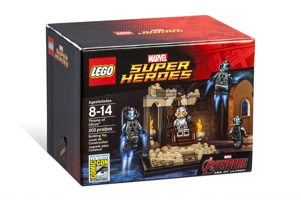 lego SDCC 2015 Marvel Age Of Ultron exclusive Box ART Front