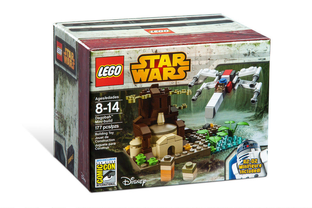 lego SDCC 2015 Star Wars Dagobah exclusive Box ART Front