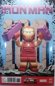 Lego Marvel Comic Variant Cover Iron Man Vol 5 #17