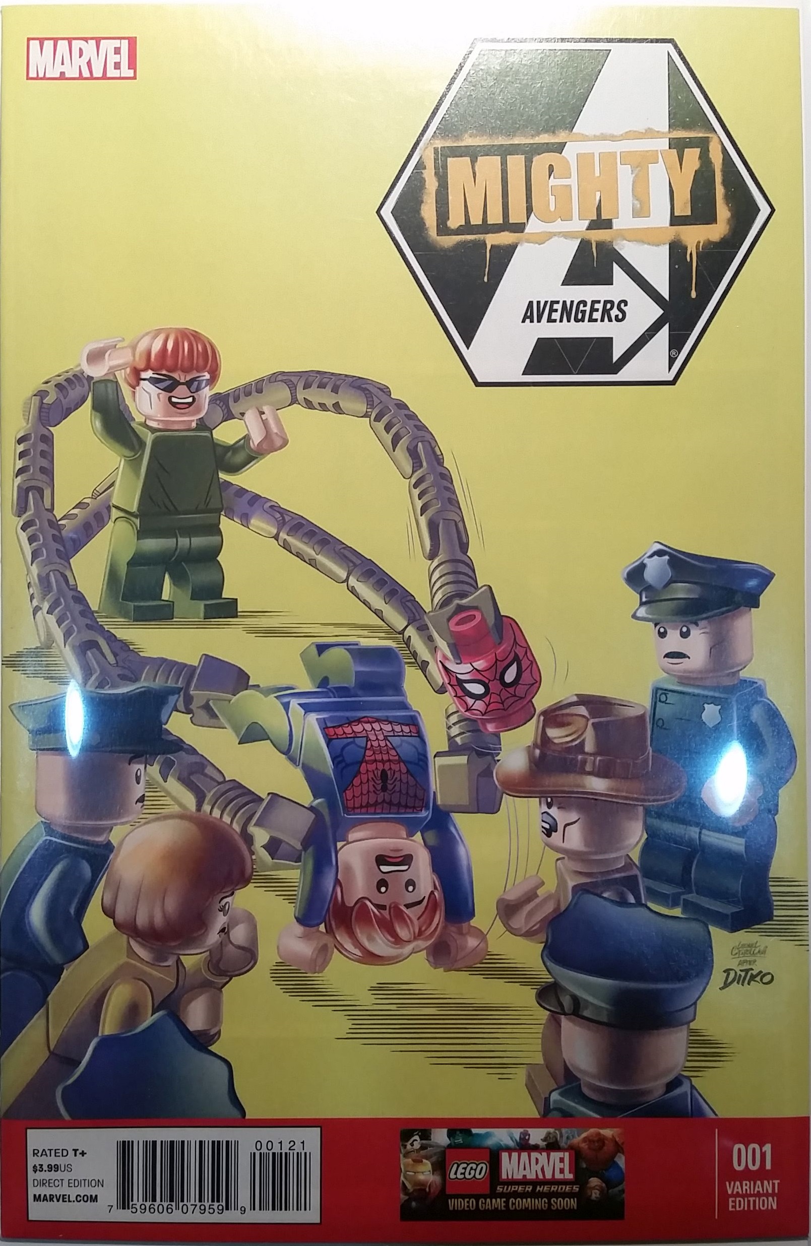 Lego Minifigures in Comics and Comic Book Covers Recreated ...