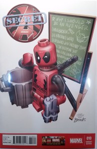 Lego Marvel Comic Variant Cover Secret Avengers Vol 2 #10 Deadpool