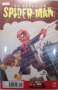 Lego Marvel Comic Variant Cover Superior SpiderMan Vol 1 #19