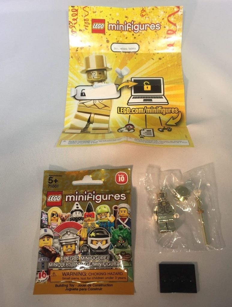 Lego Mr Gold 4599 Minifigure