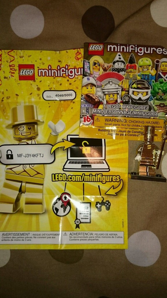 Lego Mr Gold Number 4046b