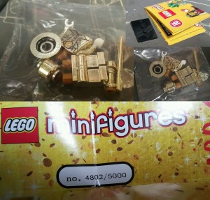 Lego Mr Gold Number 4802