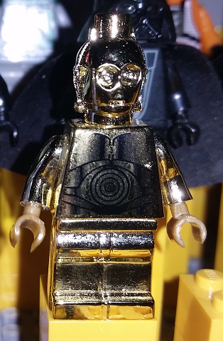 Lego Star Wars Pen Minifigures Chrome C-3PO - Minifigure Pen