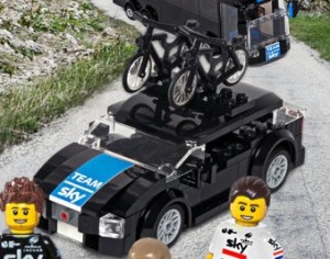 Lego Tour de France Team Sky Jaguar Support Car