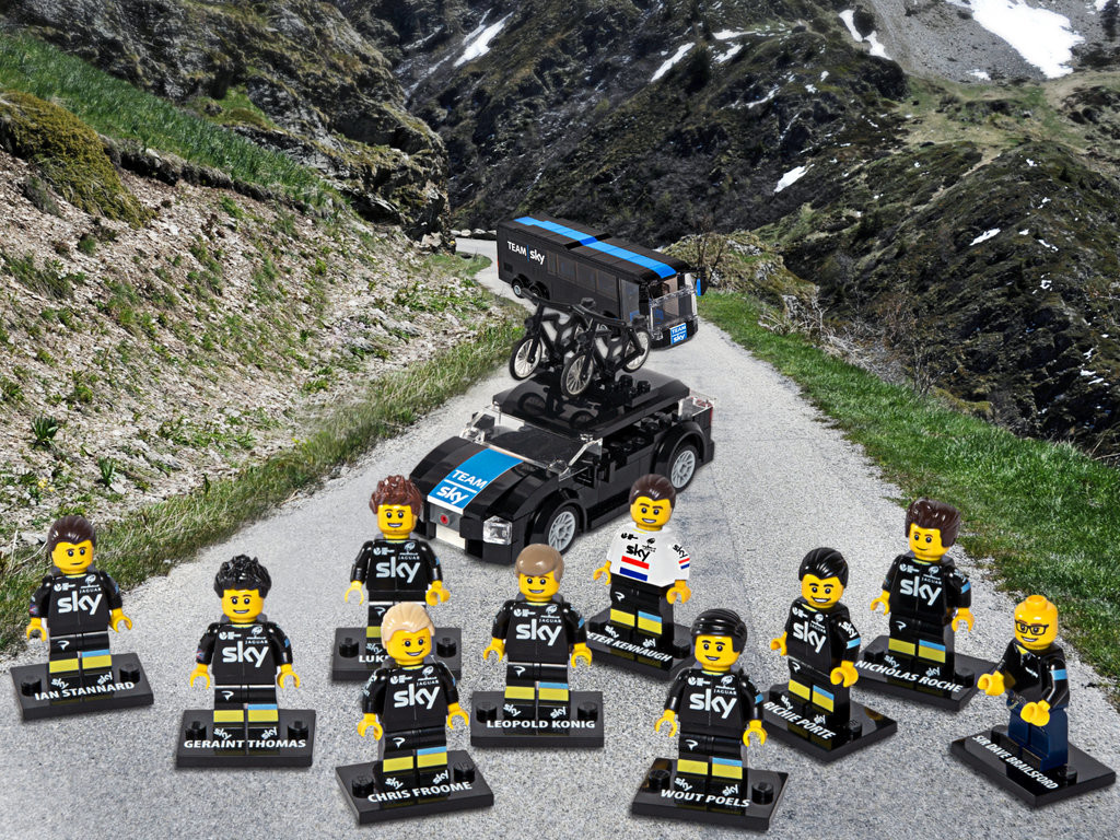 Lego Tour de France Team Sky Minifigure Sets