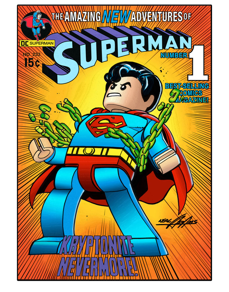 Neal Adams Superman Art Print