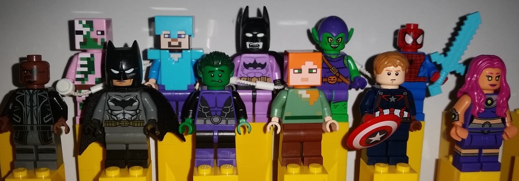 2016 Lego Minecraft, DC and Marvel Super Heroes and Superman Vs Batman Sets
