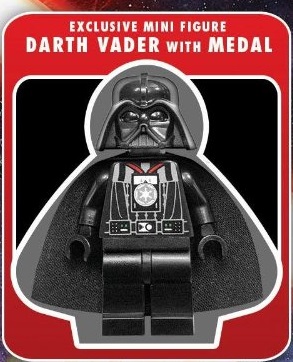 LEGO Star Wars The Empire Strikes Out Exclusive Darth Vader Minifigure with Medal