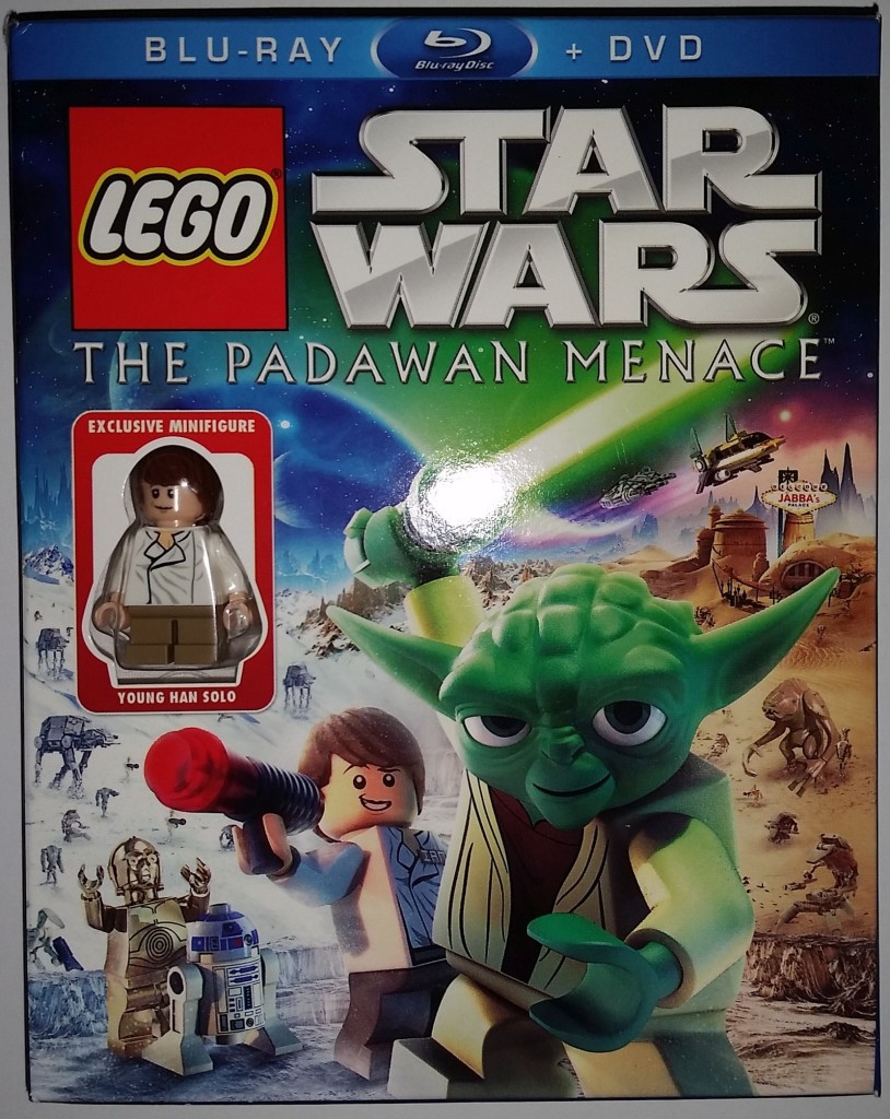 LEGO Star Wars The Padawan Menace Blu-ray with Young Han Solo Minifigure