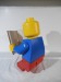 Lego 19 inch Store Display Barnes and Noble Sitting Reading with Book Minifigure side