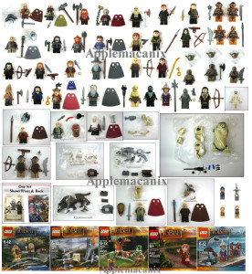 Lego Almost Complete Collection of Hobbit Minifigures