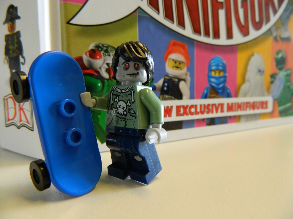 Lego DK Books I Love That Mnifigure Exclusive Zombie Skateboarder Minifigure