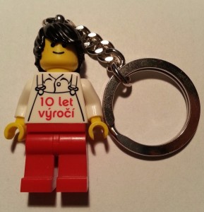 Lego Kladno 10 Year Exclusive Key Chain Exclusive Minifigures
